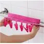 Portable Bathrooms Cloth Hanger Rack Clothespin Clothes Drying Rack 10pcs Random Color Portable Bathrooms Cloth Hanger Rack Clothespin Clothes Drying Rack 10pcs Random Color
