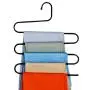 Hankyky Pants Hangers Non Slip Updated S-Shaped 5 Layers Hangers Closet Space Saver for Jeans Scarf Tie Clothes Hankyky Pants Hangers Non Slip Updated S-Shaped 5 Layers Hangers Closet Space Saver for Jeans Scarf Tie Clothes