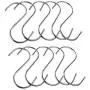 Kaariss Premium 10-Pack Stainless Steel Round S Shaped Hooks Kaariss Premium 10-Pack Stainless Steel Round S Shaped Hooks