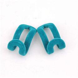 20pcs Random Color Creative Mini Flocking Clothes Hanger Easy Hook Closet Organizer Home Product