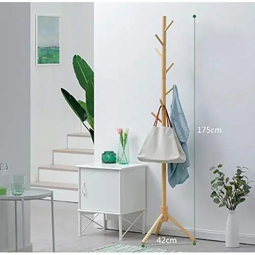 YWYMJ Coat Racks High-Grade Wooden Tree Coat Rack, 7 Hooks - Super Easy Assembly Without Tools - 3 Adjustable Size freestanding Coat Racks, Hallway/Entrance Hanger Hangers, Clothes, Accessories YWYMJ Coat Racks High-Grade Wooden Tree Coat Rack, 7 Hooks - Super Easy Assembly Without Tools - 3 Adjustable Size freestanding Coat Racks, Hallway/Entrance Hanger Hangers, Clothes, Accessories