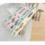 Toygogo 2 pcs Travel Hangers Portable Collapsible Clothes Hangers Folding Hangers Travel Laundry Accessories Space Saving for Clothes - Beige Toygogo 2 pcs Travel Hangers Portable Collapsible Clothes Hangers Folding Hangers Travel Laundry Accessories Space Saving for Clothes - Beige