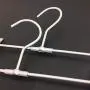 Koobay 20Pack 11.8" Sliver Aluminium Hangers Stainless Bottom Adjustable Clips Pants Skirt Trousers Clothes Metal Hangers Koobay 20Pack 11.8" Sliver Aluminium Hangers Stainless Bottom Adjustable Clips Pants Skirt Trousers Clothes Metal Hangers