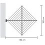 Brabantia Wallfix Wall-Mounted Rotary Dryer -78 ft, 375842