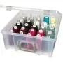 ArtBin 6990AB Super Satchel Compartment Boxes - Clear, Art and Craft Supplies Boxes with Removable Dividers, Secure Latches, Handles ArtBin 6990AB Super Satchel Compartment Boxes - Clear, Art and Craft Supplies Boxes with Removable Dividers, Secure Latches, Handles
