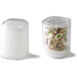 Lexon Secret Storage Box, Acrylic, White, 12.5x9x9 cm