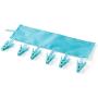 Multifunctional Portable Cloth Hanger Drying Rack Foldable Bathroom Rack Travel Clothespin 6 Clip Hanger Towel Socks Hanger Clip,Sky Blue Multifunctional Portable Cloth Hanger Drying Rack Foldable Bathroom Rack Travel Clothespin 6 Clip Hanger Towel Socks Hanger Clip,Sky Blue