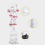 Coat Rack Falling Subway Art Hangers Bedroom Living Room Hangers Household Clothes Hangers (Color : Brown2)
