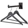 Rustic State Clout Cast Iron Industrial Wall Mount Hanger Holder Rack Farmhouse Clothes Bar Black