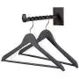 Rustic State Clout Cast Iron Industrial Wall Mount Hanger Holder Rack Farmhouse Clothes Bar Black