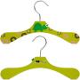 Booba Baby Kids and Baby Wooden Colorful Animal Shaped Clothes Hangers. 6 Pcs Set