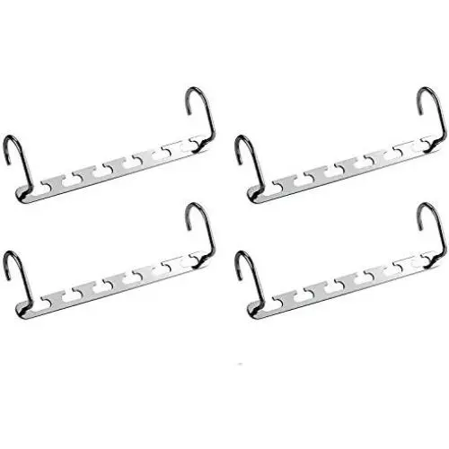 Generic Metal Wardrobe Closet Bar Clothes Coat Hanger Organizers for Space Saving Set of 4 Generic Metal Wardrobe Closet Bar Clothes Coat Hanger Organizers for Space Saving Set of 4