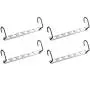 Generic Metal Wardrobe Closet Bar Clothes Coat Hanger Organizers for Space Saving Set of 4 Generic Metal Wardrobe Closet Bar Clothes Coat Hanger Organizers for Space Saving Set of 4