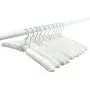 Evelots Anti Slip-Hangers-Satin-Padded-Heavy Duty-Coats-Jackets-Ivory-Set/10 Evelots Anti Slip-Hangers-Satin-Padded-Heavy Duty-Coats-Jackets-Ivory-Set/10