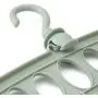 MEIYIN 360 Rotation Multifunction Space Saving 9-Hole Magic Clothes Hanger Closet Coat Hanger with Hook