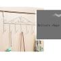 HJYPYJ Magic Hanger,Multifunction Magical Hangers,Iron No Trace Hook up Hanger,Space-Saving Organizer Hangers, Strong Bearing Capacity/Black / 5 pcs