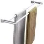 Valensha 60cm Towel Rack, Hand Towel Ring Towel Bar Holder Bathroom Double Towel Rack 2 Bar Space Aluminum Kitchen Towel Bar Bath Towels Hanger Hook, Wall Hanging Cloth Holder Valensha 60cm Towel Rack, Hand Towel Ring Towel Bar Holder Bathroom Double Towel Rack 2 Bar Space Aluminum Kitchen Towel Bar Bath Towels Hanger Hook, Wall Hanging Cloth Holder