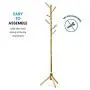 CHENNAO High-Grade Wooden Tree Coat Rack Stand, 6 Hooks - Super Easy Assembly NO Tools Required - 3 Adjustable Sizes Free Standing Coat Rack, Hallway/Entryway Coat Hanger Stand for Clothes, Suits, Acc CHENNAO High-Grade Wooden Tree Coat Rack Stand, 6 Hooks - Super Easy Assembly NO Tools Required - 3 Adjustable Sizes Free Standing Coat Rack, Hallway/Entryway Coat Hanger Stand for Clothes, Suits, Acc