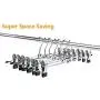 Layalacio 20 PCS IEOKE Pant Hangers Skirt Trousers Hangers with Clips Heavy Duty Ultra Thin Space Saving Metal Hangers for All Kinds of Clothes Pants Layalacio 20 PCS IEOKE Pant Hangers Skirt Trousers Hangers with Clips Heavy Duty Ultra Thin Space Saving Metal Hangers for All Kinds of Clothes Pants