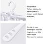 Ice-Beauty-ukzy Foldable Clothes Hangers with Hooks,8 in 1 Magic Clothes Hanger Plastic Wardrobe Organizer Rack Multifunctional Space Saving Closet Organizer Green2 Packs