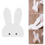 Cute Bunny Hook Wooden Clothes Hanger Wall Decor Children Bedroom Pendant 10pcs