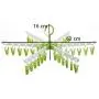 G-Tree Laundry Hanger Drying Rack - Foldable Clip and Drip Hanger with 36 Pins, Clothes Drying Rack, Sock Hanger(Green) G-Tree Laundry Hanger Drying Rack - Foldable Clip and Drip Hanger with 36 Pins, Clothes Drying Rack, Sock Hanger(Green)