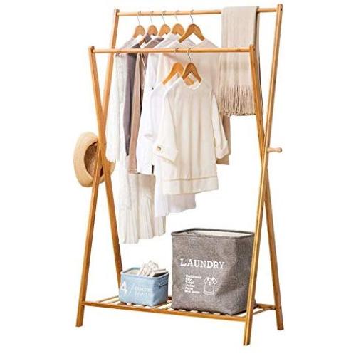 GBYYMX Coat Rack 2 in 1 Coat Rack Hanger hat Handbag Hanger Clothes Stand (Size : L52cm)