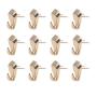 LEE House Double Needle Push Pin Hanger,Golden Plating Finish,Piece 12 LEE House Double Needle Push Pin Hanger,Golden Plating Finish,Piece 12