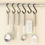 HiGift 24 Packs Black S Hooks, Aluminum S Shaped Hooks, Heavy Duty S Hanger Hooks for Hanging Pots and Pans Rack, Plants, Bags, Coffee Cups, Clothes, Towels, Kitchen Hooks Closet Rod Hooks HiGift 24 Packs Black S Hooks, Aluminum S Shaped Hooks, Heavy Duty S Hanger Hooks for Hanging Pots and Pans Rack, Plants, Bags, Coffee Cups, Clothes, Towels, Kitchen Hooks Closet Rod Hooks