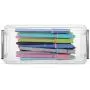 BTSKY Large Capacity Pencil Box, Office Supplies Storage Organizer Box, Brush Painting Pencils Storage Boxes Watercolor Pen Container Drawing Tools(6 Pack)