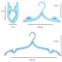 10pcs Random Color Travel Hangers Folding Clothes Hanger Portable Saving Space Magic Stretch Folding Coat Hanger Home Wardrobe Storage