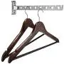 Leagway Hanger Holder, Stainless Steel Wardrobe Organizer Wall Mounted Clothes Bar, Folding Garment Drying Rack with Swing Arm Hook Closet Storage Organizer for Laundry Room Bedrooms Bathrooms Leagway Hanger Holder, Stainless Steel Wardrobe Organizer Wall Mounted Clothes Bar, Folding Garment Drying Rack with Swing Arm Hook Closet Storage Organizer for Laundry Room Bedrooms Bathrooms