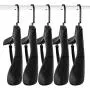 DEDU Plastic Extra Wide Suit Hangers, Pack of 15, Width: 17.7 DEDU Plastic Extra Wide Suit Hangers, Pack of 15, Width: 17.7