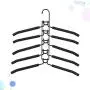Cabilock Clothes Hanger Space Saving Clothes Hanger Wardrobe Clothes Rack Heavy Duty Folding Clothes Hanging Rack for Suit Coat Skirt T-Shirt (Black) Cabilock Clothes Hanger Space Saving Clothes Hanger Wardrobe Clothes Rack Heavy Duty Folding Clothes Hanging Rack for Suit Coat Skirt T-Shirt (Black)