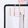Maimuxi Pants Hangers - 3 Pack Scarf Hangers S-Type Clothes Pant Hangers Multi-Purpose Pants Hanger Space Saving Closet Organizer for Scarfs Jeans Clothes Trousers Towels