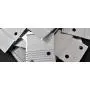 Orange Aluminum ? 1 1/2" Z-Clips - Interlocking French Cleats - Rectangular Metal Mounting Brackets for Hanging Pictures, Mirrors, Panels - (20 Zclip Pack) Orange Aluminum ? 1 1/2" Z-Clips - Interlocking French Cleats - Rectangular Metal Mounting Brackets for Hanging Pictures, Mirrors, Panels - (20 Zclip Pack)