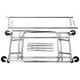Lucidz Rack Hanger Organizer Clothes Double Garment Rack Heavy Duty Grade Collapsible Clothing Rolling Indoor