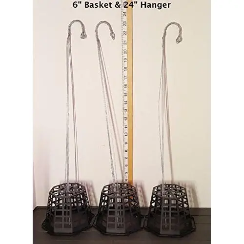 6 Ultimate Orchid Basket w/24 Hangers (6 Pack) Sophies Orchids 6 Ultimate Orchid Basket w/24 Hangers (6 Pack) Sophies Orchids
