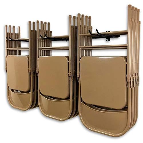 StoreYourBoard Omni Chair Storage Rack, Folding and Beach Chairs Wall Mount, Home and Garage Hook Hanger System