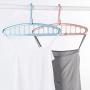 EvaroFly Multipurpose Magic Folding Hanger, Save Space Storage Clothes Hanger, Household Travel Camping -White 3 Pcs