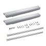 Curious Fish Retractable Hidden Aluminum Folding Wall Mounted Clothes Hanger Drying Rack Hanging Coat Shirt Pants Space Saving Storage Dryer Organiser Laundry Bathroom Utility Bedroom Wardrobe Balcony