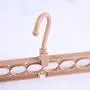Vuffuw Magic Clothes Hanger Organizer, Organizer Clothes Hanger Rotate Anti-Skid Folding Hanger Wardrobe Space Saver Magic Clothes Closet Storage Hanger Organizer
