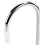 HANGERWORLD 15 Chrome White 13.7inch Metal Space Saving Non Slip Pants Bar Clothes Coat Garment Hangers