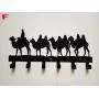 Cartoon Metal Home Wall Decorativefor 6 Hooks Hanger Organizer for Cloth Bag Key