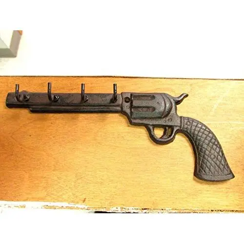 PISTOL HAND GUN HUNTING CABIN MAN CAVE SHE SHED HOOK TOOL HANGER PISTOL HAND GUN HUNTING CABIN MAN CAVE SHE SHED HOOK TOOL HANGER