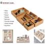Bamboo Storage Boxes & Organizer Set. Multi-Sized Set of 5-100% eco-Friendly Bamboo Boxes- Perfect Size for Office Bamboo Storage Boxes & Organizer Set. Multi-Sized Set of 5-100% eco-Friendly Bamboo Boxes- Perfect Size for Office