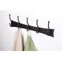 RTZEN Decorative Wrought Iron 5 Hooks Coat and Hat Rack | Wall Mount Entry Multi Hook Hanger | Black Clothes Holder | Handmade Décor RTZEN Decorative Wrought Iron 5 Hooks Coat and Hat Rack | Wall Mount Entry Multi Hook Hanger | Black Clothes Holder | Handmade Décor