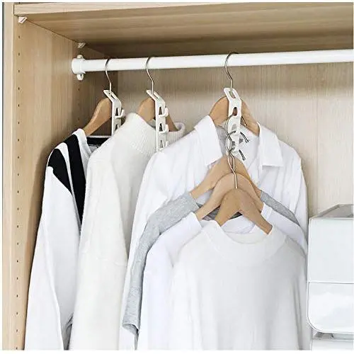 8pcs Closet Hanger Hook Organizer Space Saver Magic Multi-Port Support Baby Clothes Drying Racks Storage Rack Coat Hanger Decoration 8pcs Closet Hanger Hook Organizer Space Saver Magic Multi-Port Support Baby Clothes Drying Racks Storage Rack Coat Hanger Decoration