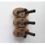 Oak Ukulele Wall Mount Hanger, Hook, Holder, 3 Pack
