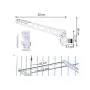 HJYPYJ Magic Hanger,Wall-Mounted PP Folding Hanger,Easy Installation Organizer Space-Saving Hanger,Bearing 5Kg Durable/White / 1 pcs HJYPYJ Magic Hanger,Wall-Mounted PP Folding Hanger,Easy Installation Organizer Space-Saving Hanger,Bearing 5Kg Durable/White / 1 pcs